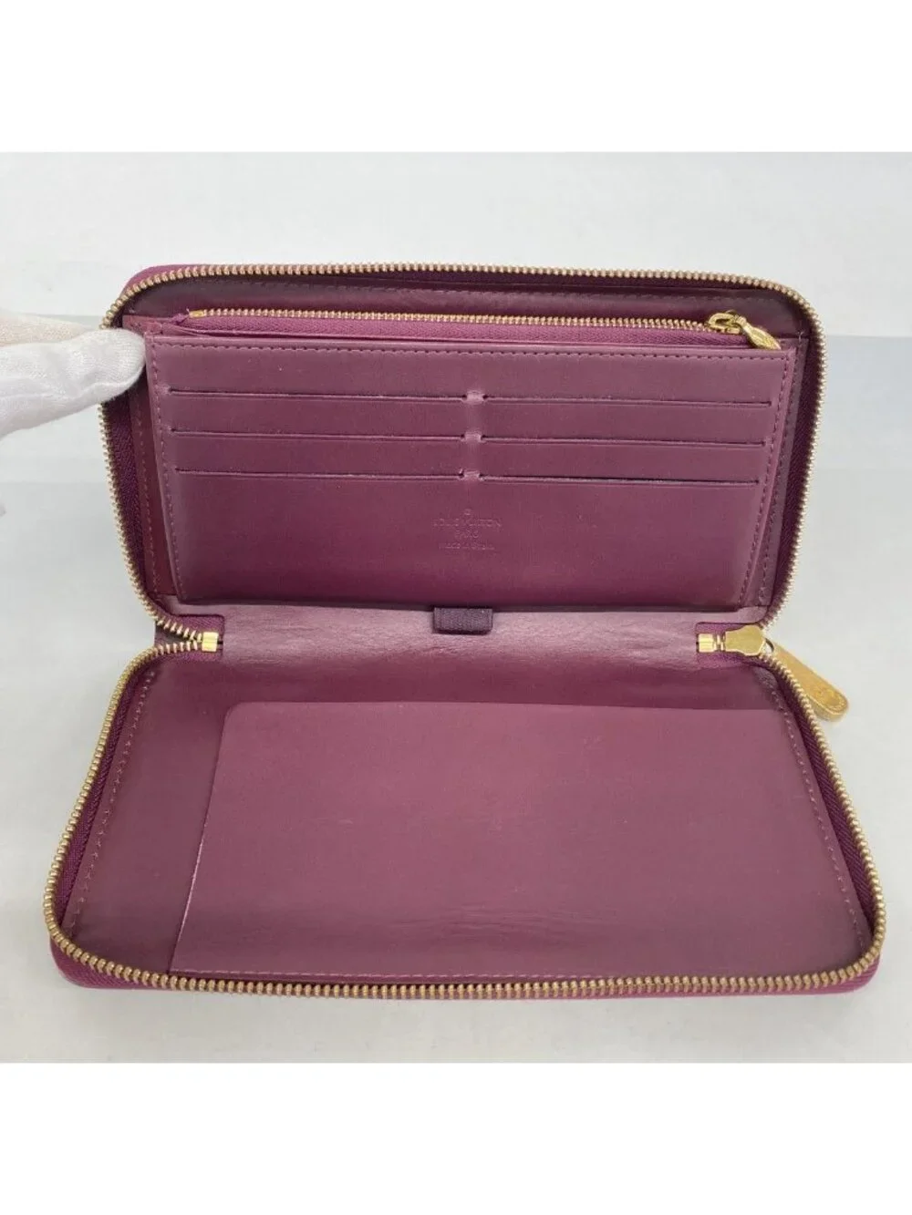 Louis Vuitton Wallet Vernis Zippy Violette - Picture 10 of 10